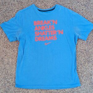 Nike Men’s Size XL Short Sleeve T Shirt Breakin Ankles Shatterin Dreams Athletic